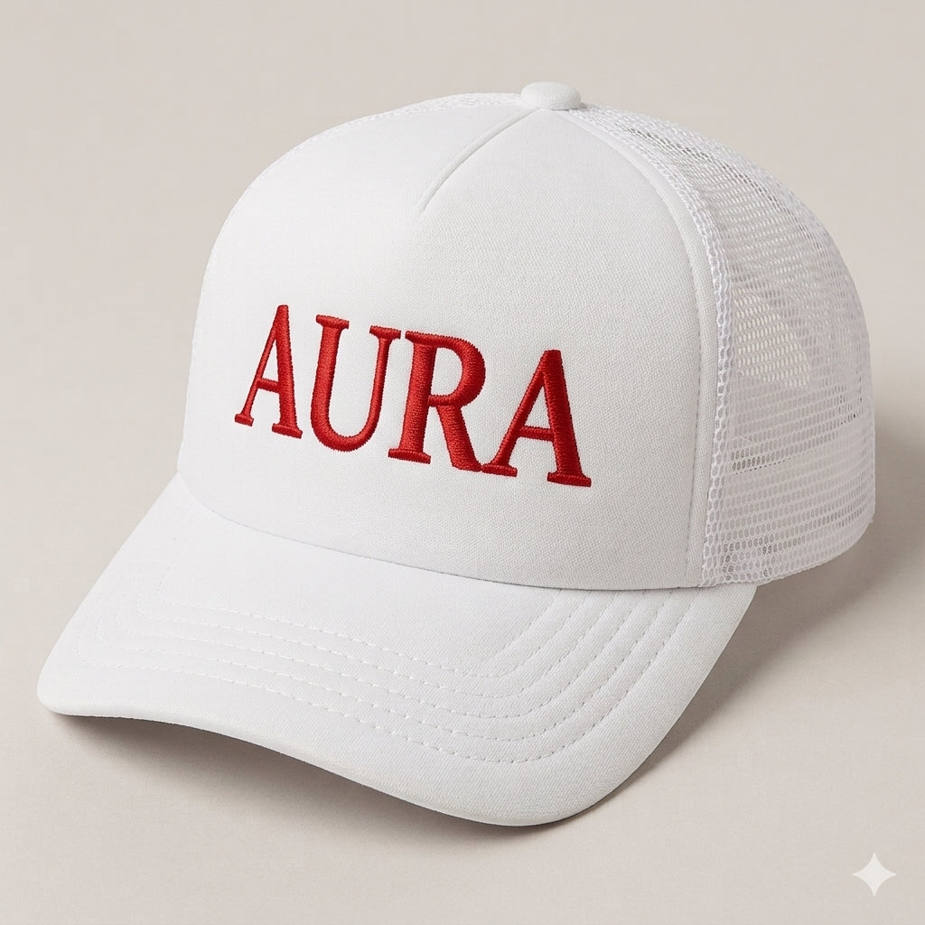 Aura trucker cap